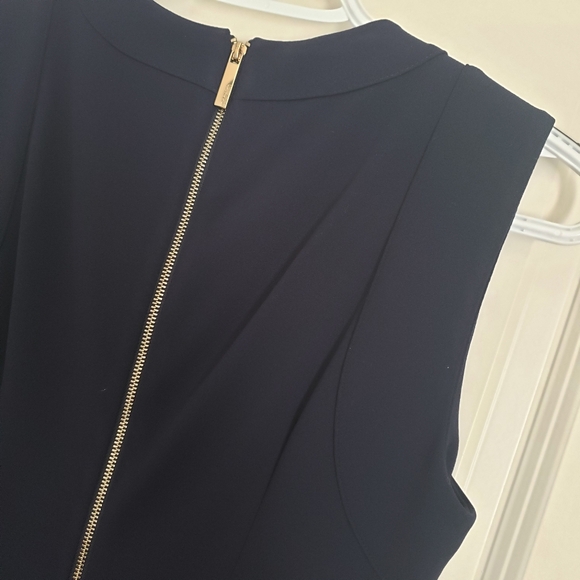 Calvin Klein Navy Blue Sheath Dress NWT SIZE 8 - Picture 8 of 16